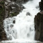Namtok Phlio Waterfall flowing through forest in Chanthaburi